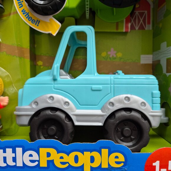 Fisher Price Little People Truckin’ Along Vehicle Gift Set | Educational Toddler - Picture 4 of 8